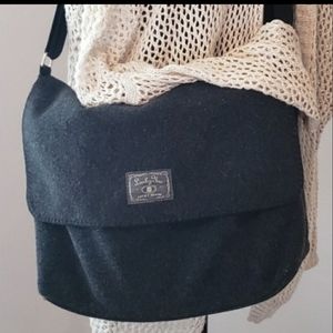 Lucky Brand Flannel Wool Satchel Laptop Bag